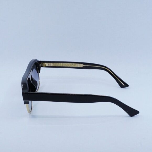 🕶️ New Cutler and Gross CG1353S 001 Sunglasses - Black on Crystal Frame - Picture 8 of 10